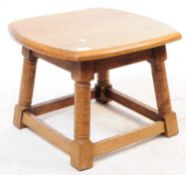 JACOBEAN REVIVAL CLASSIC OAK OCCASIONAL TABLE / STOOL