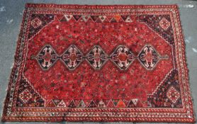EARLY 20TH CENTURY PERSIAN ISLAMIC SHIRAZ FLOOR RUG