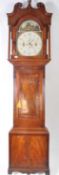 19TH CENTURY GEORGE III WILLIAM LISTER LONGCASE CLOCK