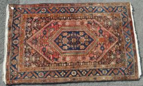LATE 20TH CENTURY PERSIAN ISLAMIC GOLTHOG FLOOR RUG