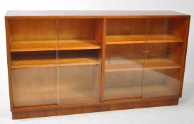 MEREDEW FURNITURE - MID CENTURY TEAK BOOKCASE CABINET