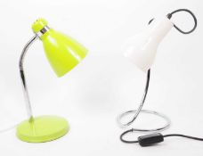 TWO VINTAGE 20TH CENTURY DESK LAMPS