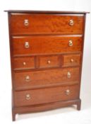 STAG - MINSTREL RANGE - SEVEN DRAWER TALLBOY CHEST OF DRAWERS