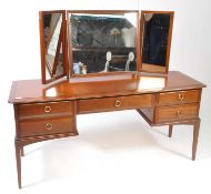 STAG FURNITURE - MID CENTURY MINSTREL DRESSING TABLE & STOOL