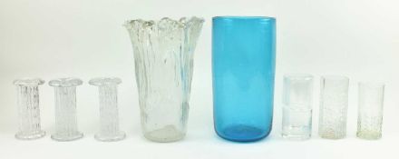 COLLECTION OF MID CENTURY SCANDINAVIAN & BRITISH ART GLASS