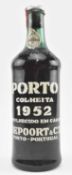 1952 PORTO COLHEITA PORT WINE BOTTLE