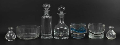 COLLECTION OF VINTAGE ART GLASS INCL. KOSTA BODA, DARTINGTON