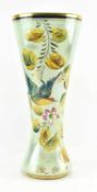 BELIEVED H. BEQUET - EARLY 20TH CENTURY TALL HAND PAINTED LUSTRE VASE