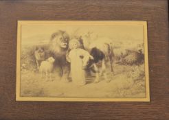 AFTER WILLIAM STRUTT R.A. - PEACE - LATE 19TH CENTURY ALBUMEN PRINT