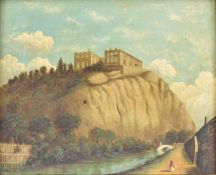 T. SWIFT - 19TH CENTURY OIL ON BOARD COUNTRYSCAPE PAINTING