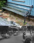 FORMER BRISTOL ZOO GARDENS - ORIGINAL VICTORIAN BENCH