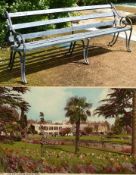 FORMER BRISTOL ZOO GARDENS - ORIGINAL VICTORIAN BENCH
