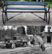 FORMER BRISTOL ZOO GARDENS - ORIGINAL VICTORIAN BENCH