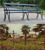 FORMER BRISTOL ZOO GARDENS - ORIGINAL VICTORIAN BENCH