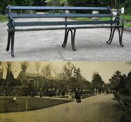 FORMER BRISTOL ZOO GARDENS - ORIGINAL VICTORIAN BENCH