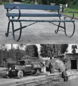 FORMER BRISTOL ZOO GARDENS - ORIGINAL VICTORIAN BENCH