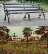 FORMER BRISTOL ZOO GARDENS - ORIGINAL VICTORIAN BENCH
