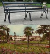 FORMER BRISTOL ZOO GARDENS - ORIGINAL VICTORIAN BENCH