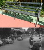 FORMER BRISTOL ZOO GARDENS - ORIGINAL VICTORIAN BENCH