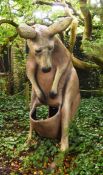 FORMER BRISTOL ZOO GARDENS - LARGE SCALE KANGAROO SCULPTURE
