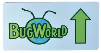 FORMER BRISTOL ZOO GARDENS - BUG WORLD DIRECTIONAL SIGN