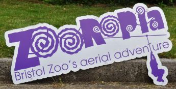 FORMER BRISTOL ZOO GARDENS - ZOOROPIA PLAYGROUND SIGN