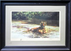 FORMER BRISTOL ZOO GARDENS - DAVID SHEPHERD (1931-2017) - INDIAN SIESTA - SIGNED PRINT