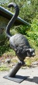 FORMER BRISTOL ZOO GARDENS - JON BUCK - PANGOLIN EDITIONS - BRONZE LEMUR