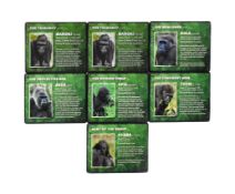 FORMER BRISTOL ZOO GARDENS - GORILLA ISLAND IDENTIFICATION SIGNS
