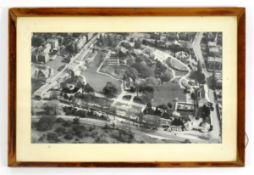 FORMER BRISTOL ZOO GARDENS - 1950S BLACK & WHITE AERIAL VIEW