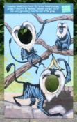 FORMER BRISTOL ZOO GARDENS - MACAQUE 'FACE IN THE HOLE' SIGN