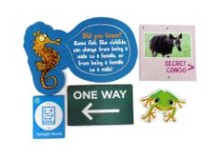 FORMER BRISTOL ZOO GARDENS - COLLECTION OF ASSORTED SIGNS