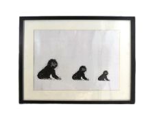 FORMER BRISTOL ZOO GARDENS - BABY GORILLA FRAMED ANIMATION CEL