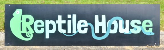 FORMER BRISTOL ZOO GARDENS - REPTILE HOUSE ENTRANCE SIGN