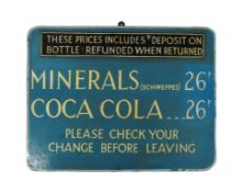 FORMER BRISTOL ZOO GARDENS - ORIGINAL 1950S KIOSK ADVERTISING SIGN