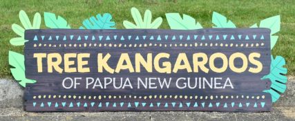 FORMER BRISTOL ZOO GARDENS - TREE KANGAROOS SIGN