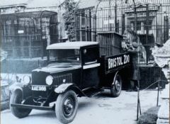 FORMER BRISTOL ZOO GARDENS - 1930S ZOO SCENE DISPLAY