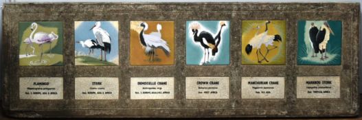 FORMER BRISTOL ZOO GARDENS - WADING BIRDS ENCLOSURE CONCRETE TILED SIGN