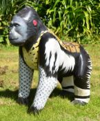 FORMER BRISTOL ZOO GARDENS - WOW! GORILLAS - WILD IN ART STATUE