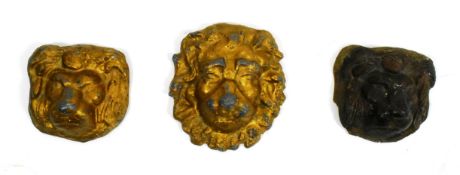 FORMER BRISTOL ZOO GARDENS - VICTORIAN LION ENCLOSURE CARTOUCHES