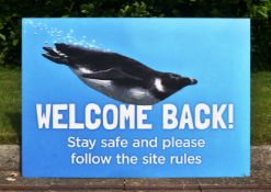 FORMER BRISTOL ZOO GARDENS - 2020 'WELCOME BACK' WELCOME SIGN