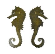 FORMER BRISTOL ZOO GARDENS - SEAHORSE AQUARIUM DOOR HANDLES