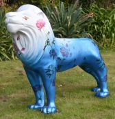 FORMER BRISTOL ZOO GARDENS - LIONS OF BATH - 'FENTON' LION SCULPTURE