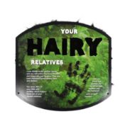 FORMER BRISTOL ZOO GARDENS - YOUR HAIRY RELATIVES - INTERACTIVE ZOO SIGN
