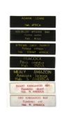 FORMER BRISTOL ZOO GARDENS - VINTAGE ANIMAL ENCLOSURE PLAQUES