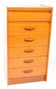 WILLIAM LAWRENCE - MID CENTURY TEAK CHEST OF DRAWERS