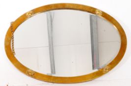 VICTORIAN ARTS & CRAFTS PLANISHED COPPER WALL MIRROR