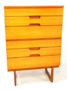 GUNTHER HOFFSTEAD FOR UNIFLEX - TEAK CHEST OF DRAWERS