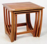 G PLAN - FRESCO - CIRCA 1960S TEAK NEST OF THREE TABLES