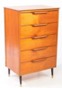 AUSTINSUITE - MID CENTURY TEAK WOOD CHEST OF DRAWERS